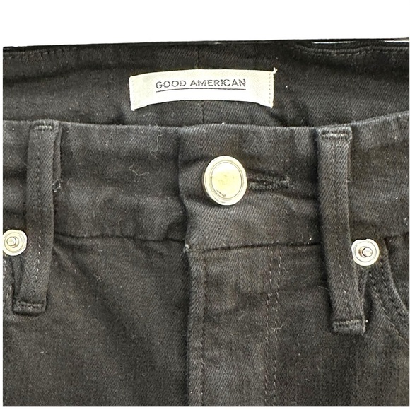 Good American Good Legs Skinny Jeans in Black001 size 6/28 - Picture 7 of 14